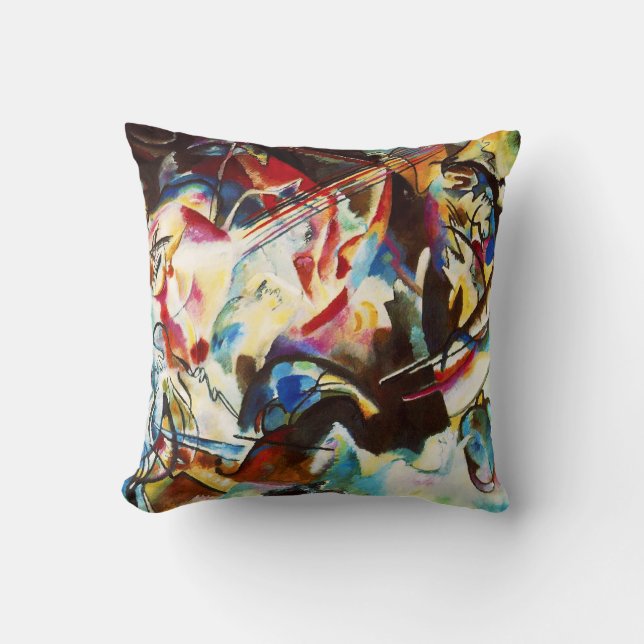 Coussin de la composition VI en Kandinsky (Recto)