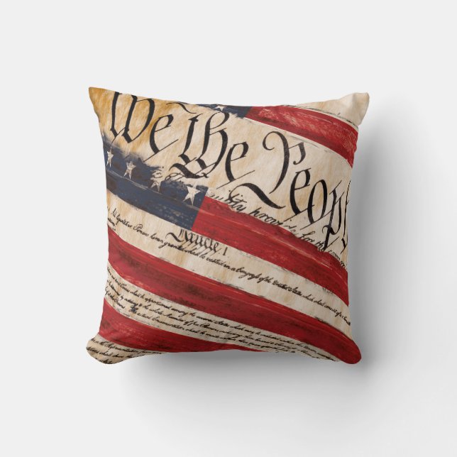 Coussin de la Constitution patriotique (Recto)