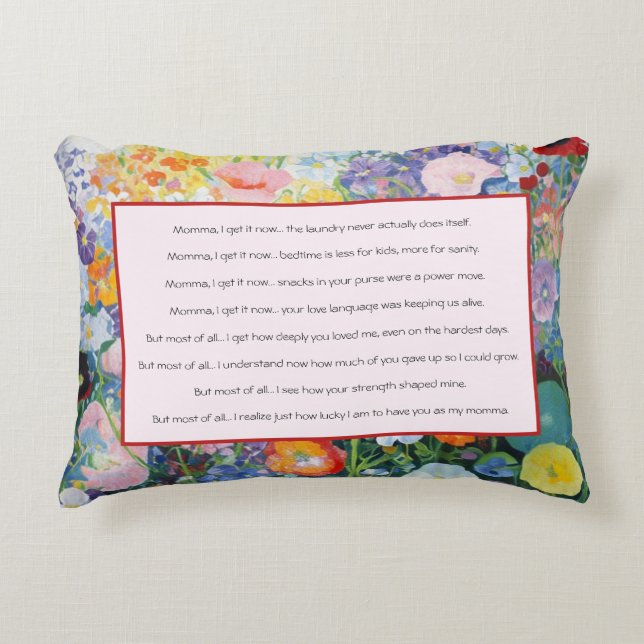 Coussin de la Fête des Mères (Devant)