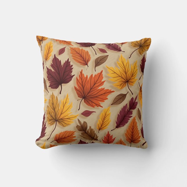 coussin de la feuille d'automne (Recto)