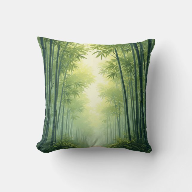 coussin de la forêt de bambou (Recto)