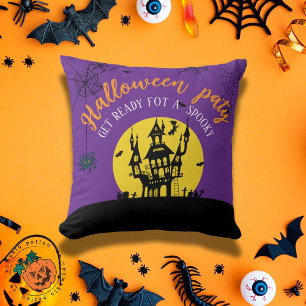Coussin de la forteresse Éffrayante d'Halloween  