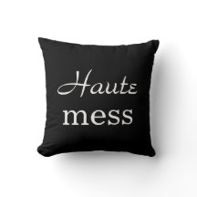Coussin de la Haute Messe en noir