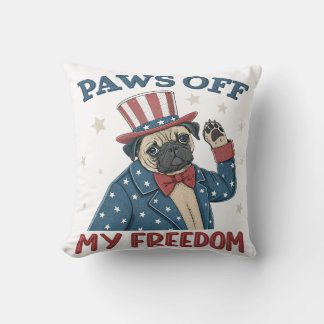 coussin de la liberté des amoureux de les chiens