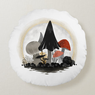 Coussin de la lune de récolte de champignons - ron
