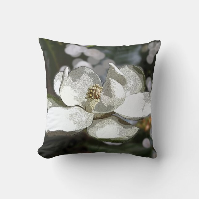 Coussin de la magnolia 2760 (carré) (Recto)