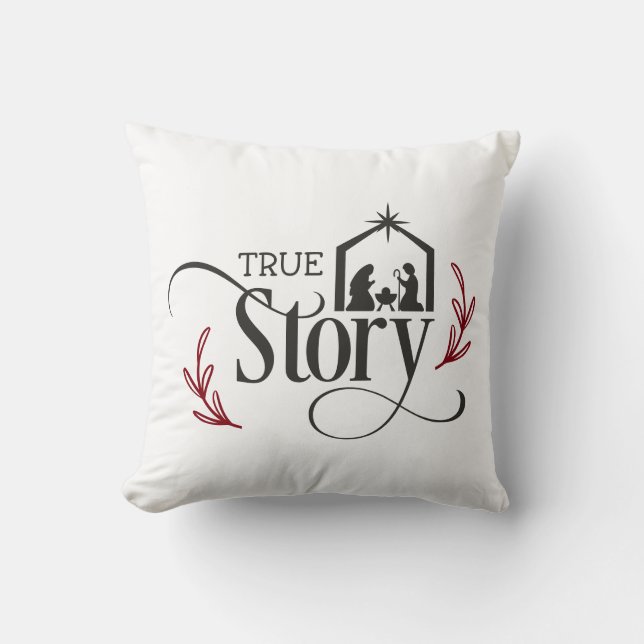 Coussin de la Nativité True Story (Recto)