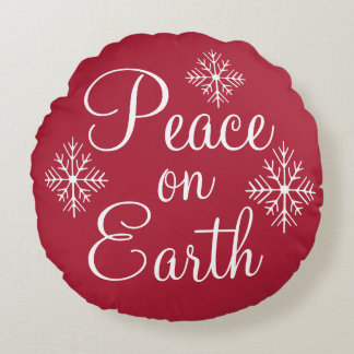 Coussin de la Paix Rouge sur Terre