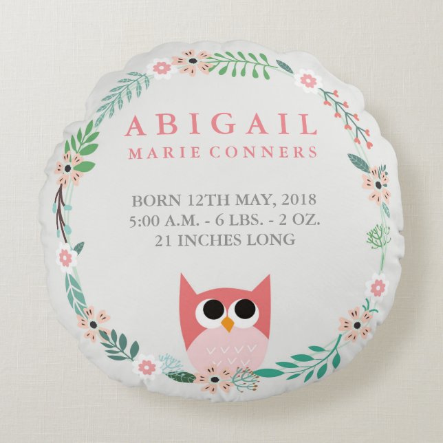 Coussin de la pépinière de bois de Chouette (Devant)