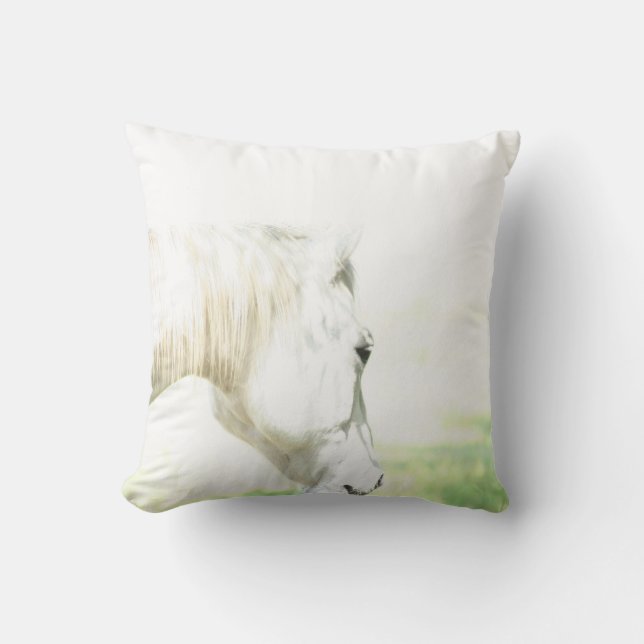 Coussin de la photo de cheval (Recto)