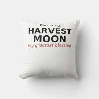 Coussin de la récolte romantique pour couples