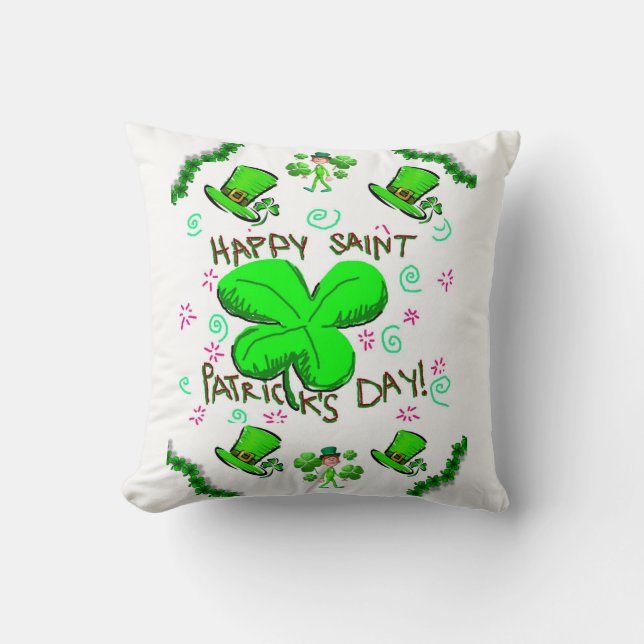 Coussin de la Saint Patrick (Recto)