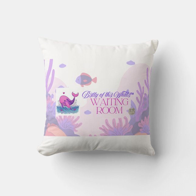 Coussin de la salle d'attente B3lly of th3 Whal3 (Recto)