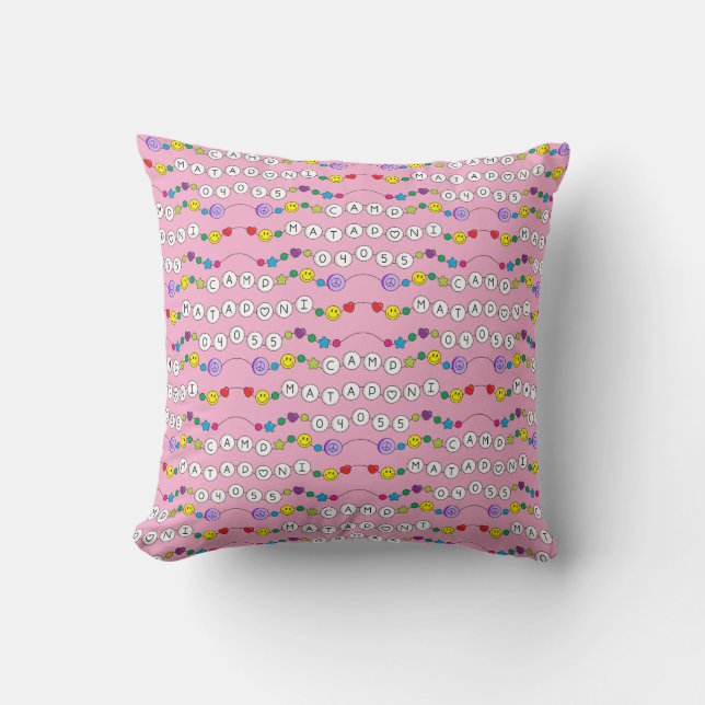 Coussin de la signature du Camp Mataponi (Recto)
