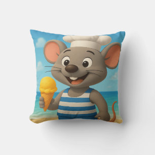 Coussin de la souris de plage d'été Vacances Car