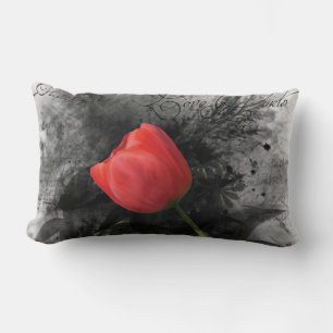 Coussin de la Tulipe rouge