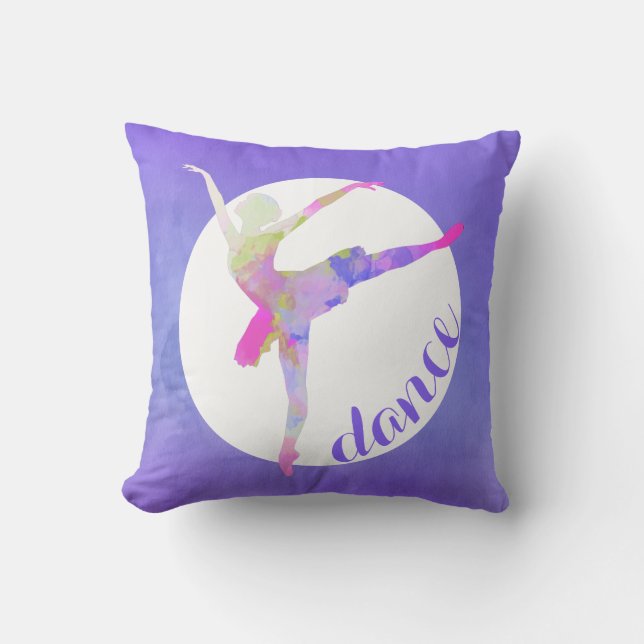 Coussin de l'accent de danse de Ballerina (Recto)
