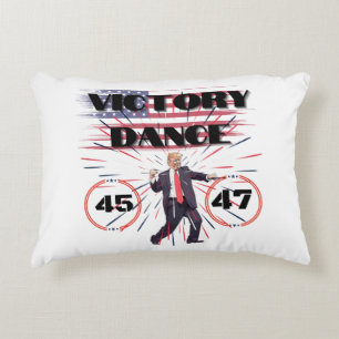 Coussin de l'accent de danse victorieuse du présid