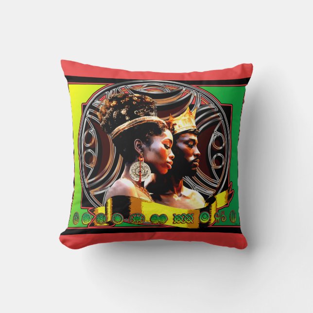 coussin de lancement afrocentrique (Recto)