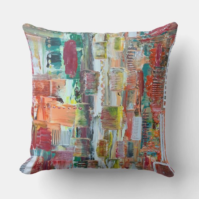 Coussin de lancement extérieur 20 x 20 Take it Bac (Recto)