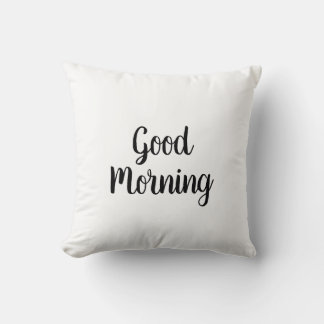 Coussin de lancer Bonjour