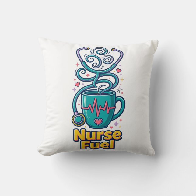 Coussin de lancer Carburant d'infirmière (Recto)