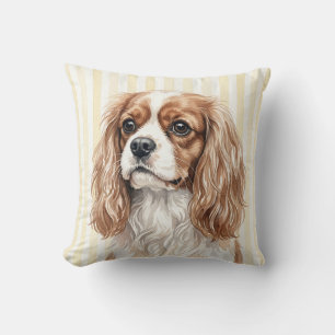Coussin de lancer Cavalier King Charles Spaniel aq