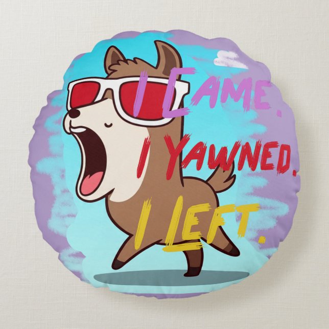 Coussin de lancer de design amusant pour votre mai (Devant)