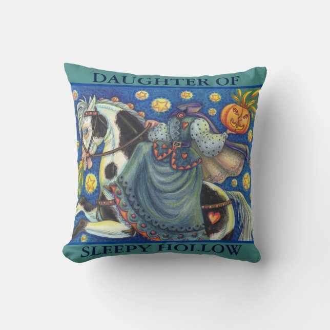 COUSSIN DE LANCER DE LA FILLE DE SLEEPY HOLLOW HAL (Recto)