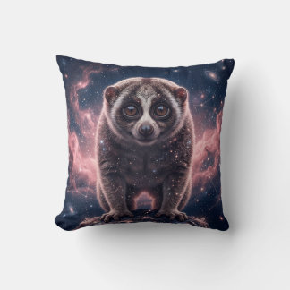 Coussin de lancer de Loris céleste – Art de nébule