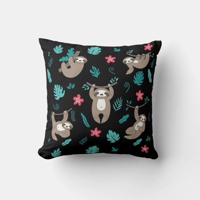 Coussin de lancer de paresseux, Cadeau drôle pour  (Recto)