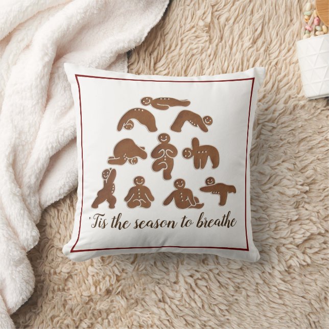 Coussin de lancer de yoga en pain d'épices (Couverture)