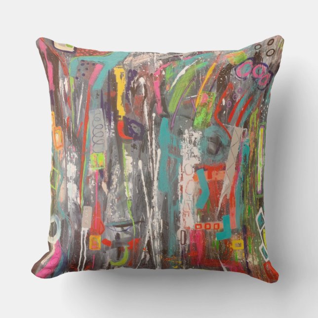 Coussin de lancer extérieur 20 x 20 Fall Out (Recto)