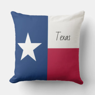 Coussin de lancer extérieur drapeau du Texas