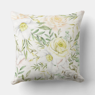 Coussin de lancer extérieur Roses jaunes