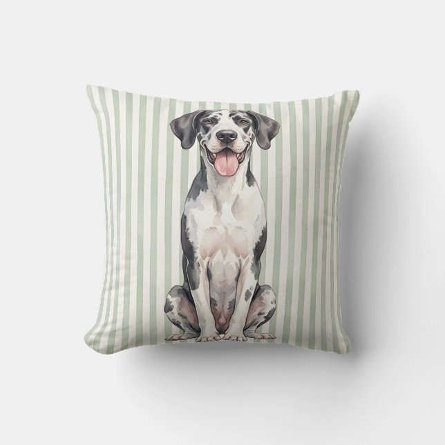 Coussin de lancer Grand Danois (Recto)