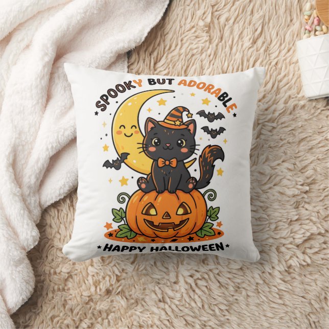 Coussin de lancer Happy Halloween (Couverture)
