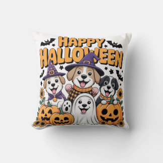 Coussin de lancer Happy Halloween