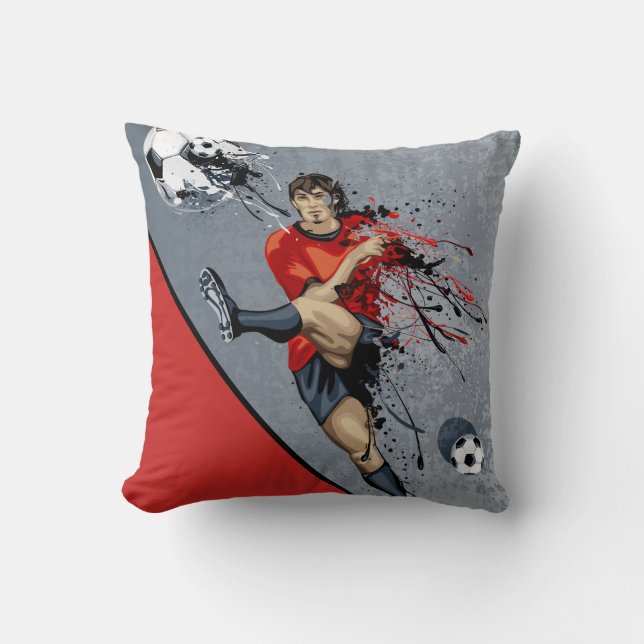 Coussin de lancer-Joueur de football (Recto)