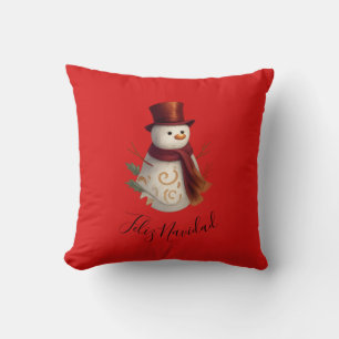 Coussin de Lancer Joyeux Noël - Feliz Navidad