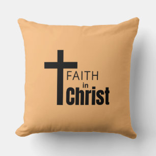 Coussin de lancer la foi en Christ