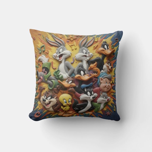 Coussin de lancer Looney Tunes (Recto)