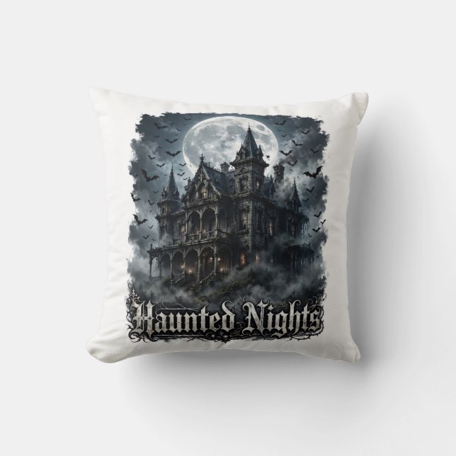 Coussin de lancer Nuits Hantées (Recto)