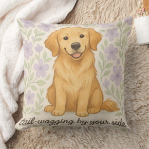 Coussin de lancer pour Golden Retriever Cadeau pou
