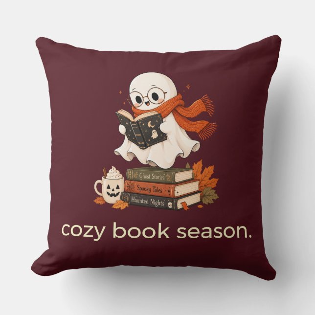 Coussin de lecture confortable pour l'automne pers (Recto)