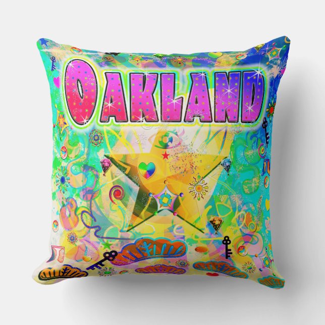 Coussin de l'heure d'époque Oakland (Recto)