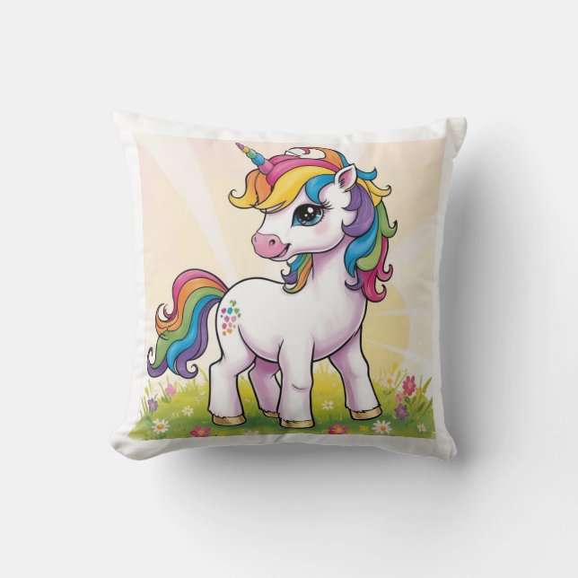 Coussin de licorne de bébé (Recto)