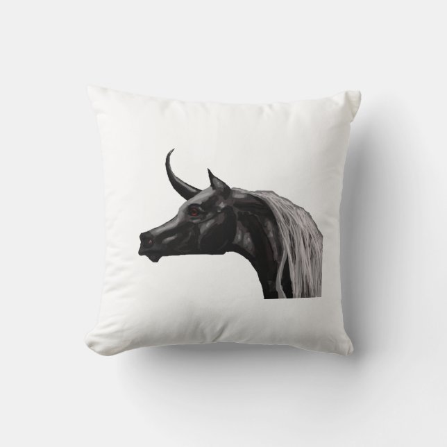 Coussin de licorne noire (Recto)