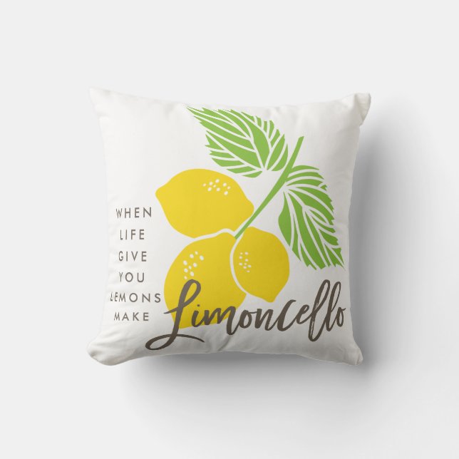 Coussin de Limoncello, quand la vie vous donne des (Recto)