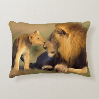Coussin de lion